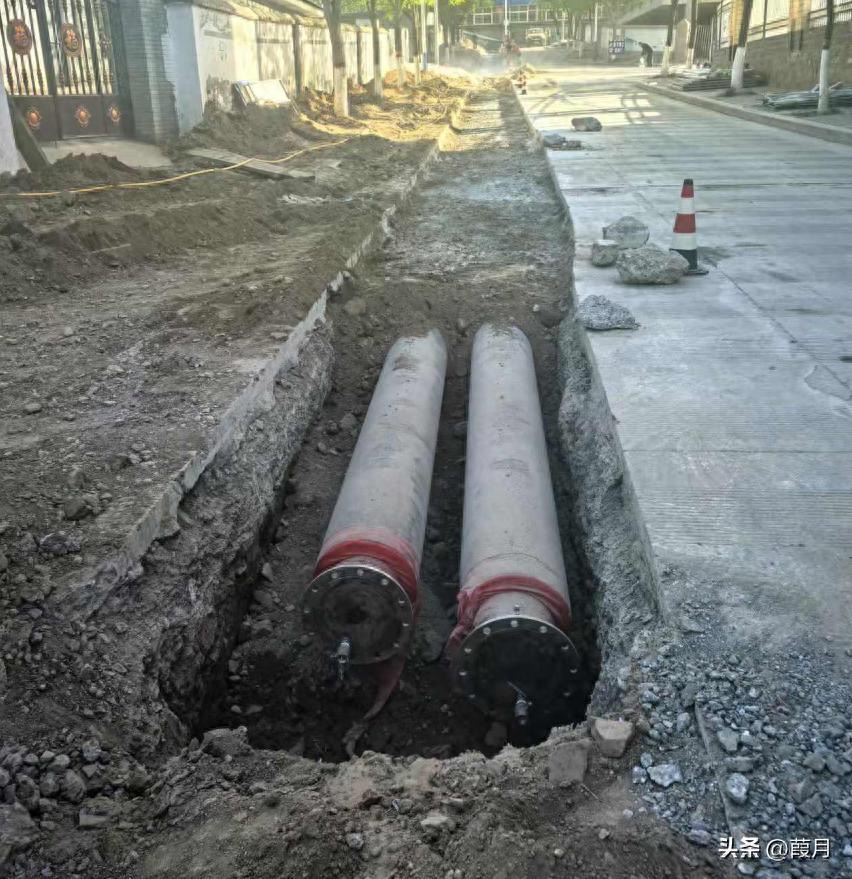 陕西吴起县聚福路热力管道这样埋，谁是“受益者”？